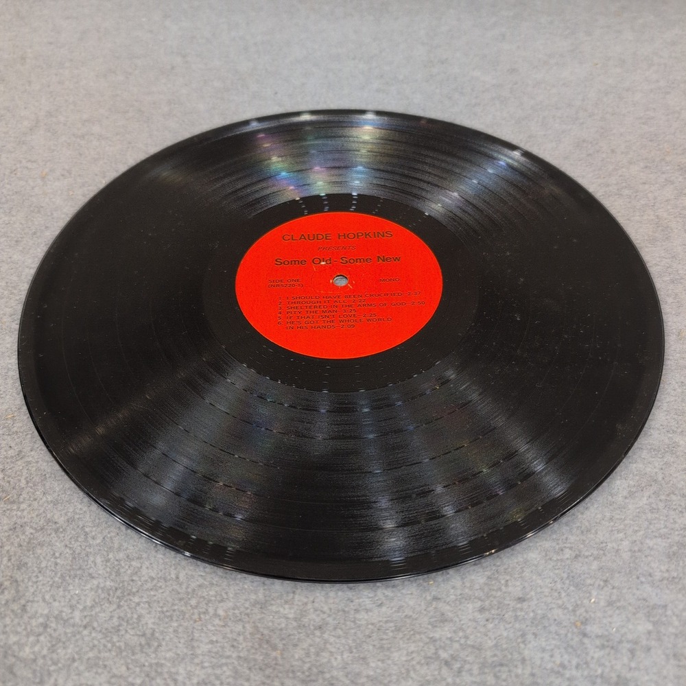 Claude Hopkins Some Old Some New Gospel Vinyl LP NR5220 Mono Record - Picture 5 of 6